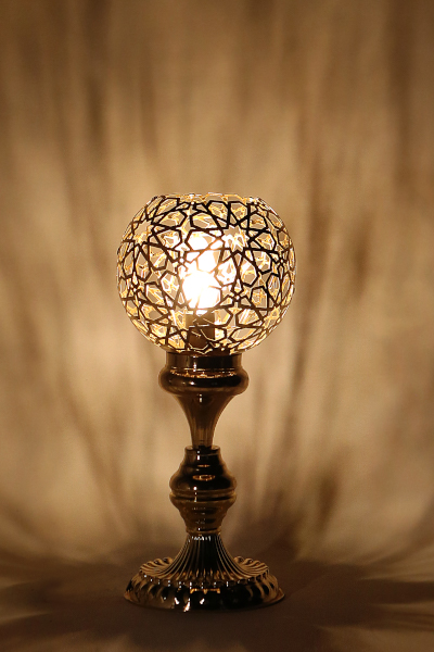 Ottoman Laser Motif Design Table Lamp